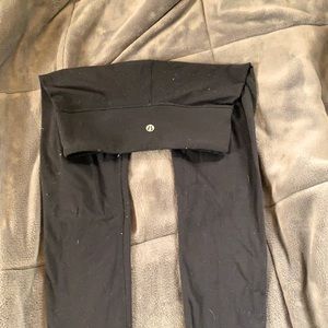 black long leggings